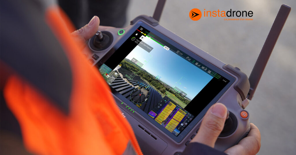 Inspection thermographique par drone